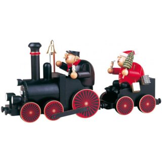 KWO Smoker train driver with railroad 2 parts