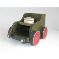 KWO Railway carriage for edges stools green