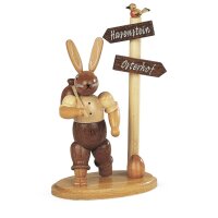 Müllr rabbit hiker at the signpost