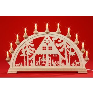 Taulin candle arch forest house