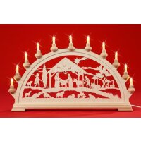 Taulin candle arch Christi nativity with kings