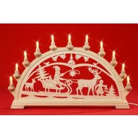 Taulin candle arch Christmas country with children