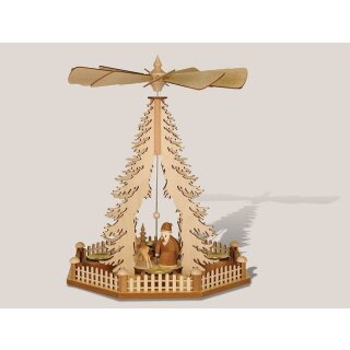 Miniatur Weihnachtsmann Baumbehang NEU Erzgebirge Weihnachten Ruprecht Wald Holz