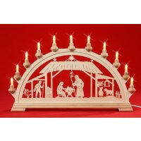 Taulin candle arch Christi nativity in the stable 