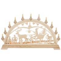 Taulin candle arch Christmas country with children - with...