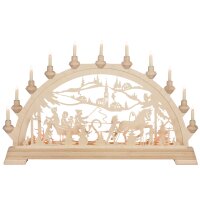 Taulin candle arch sleigh drive - with front lighting