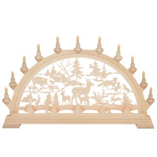 Taulin candle arch forest idyll - with front lighting