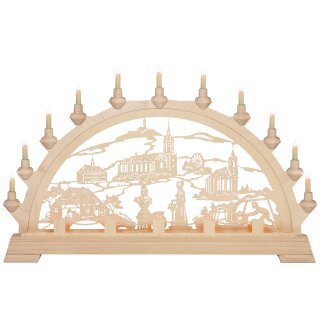 Taulin candle arch original "Annaberger" - with front lighting