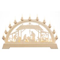 Taulin candle arch Christi nativity in stable - with...