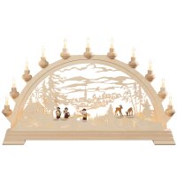 Taulin candle arch forest clearing with figures