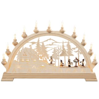 Taulin candle arch ranger house with figures
