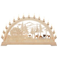 Taulin candle arch ranger house with deers