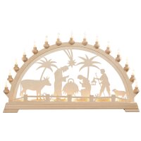 Taulin candle arch Christi nativity old - with front...