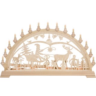 Taulin candle arch Christmas country - with front lighting
