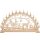 Taulin candle arch Christmas country - with front lighting