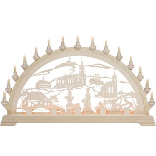 Taulin candle arch original "Annaberger" - with front lighting
