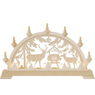 Taulin candle arch deer feeding - without front lighting