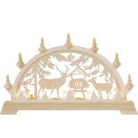 Taulin candle arch deer feeding - without front lighting