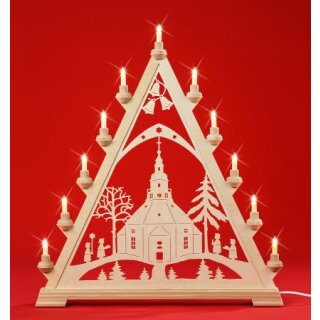Taulin Lichterspitze Seiffener Kirche - ohne Vorbel.