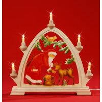 Taulin round arch Santa Claus with deer - without front...