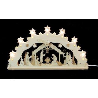 Design & Decor Schwibbogen Krippenmotiv 3D