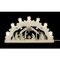 Decor and Design candle arch manger motif 3D