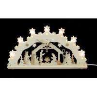 Design & Decor Schwibbogen Krippenmotiv 3D