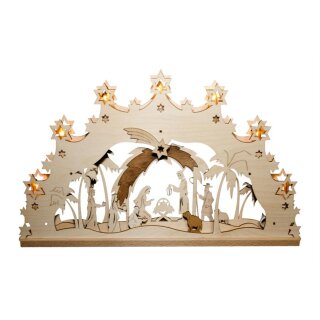 Design & Decor Schwibbogen Christi Geburt 3D
