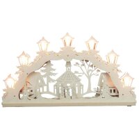 Decor and Design candle arch church of Seiffen 3D