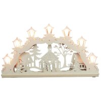 Decor und Design Schwibbogen Seiffener Kirche 3D