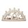 Decor and Design candle arch Christi nativity with figures 3D