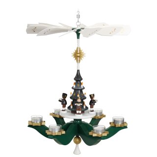 Zeidler hanging pyramid miner green, 6-armed