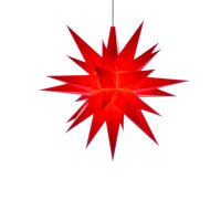 Herrnhuter Weihnachtsstern rot aus Kunststoff Ø13cm
