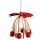 Schalling hanging pyramid Nova ahorn/ ruby red