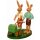 Holzkunst Gahlenz rabbit couple with carriage