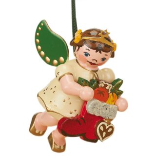 Hubrig tree decoration angel with red boot