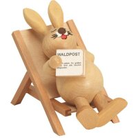 Wagner easter bunny in the deck chair