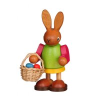 Christian Ulbricht rabbit with egg basket 