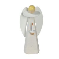 KWO Assembly angel with candle white