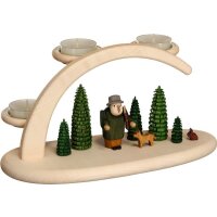 Seiffener Volkskunst eG bow for tealights motif forest