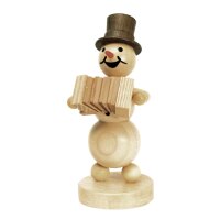 Wagner snowman musician with accordeon