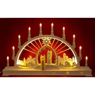 Seidel candle arch angel with LED lighting