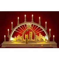 Seidel candle arch angel with LED lighting