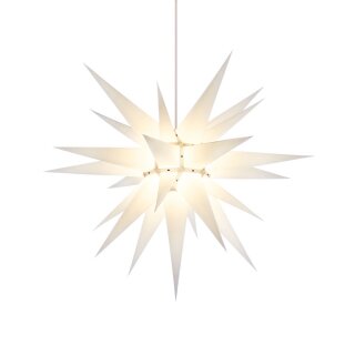 Herrnhut christmas star I7 white with lighting