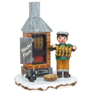 Hubrig winter houses fish incense - electric illuminated