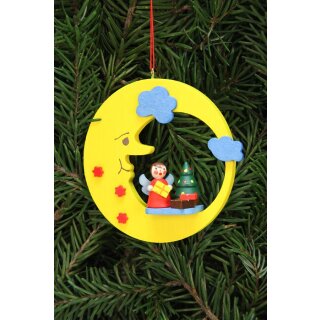 Christian Ulbricht tree decoration angel with tree in the moon