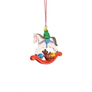 Christian Ulbricht tree decoration tree on rocking horse