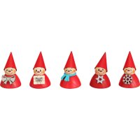 Seiffener Volkskunst eG Christmas-teeter (set of five)