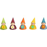 Seiffener Volkskunst eG flower-teeter (set of five)