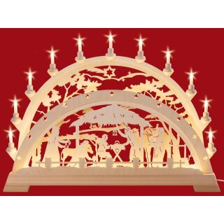 Taulin Schwibbogen Christgeburt mit Pinie